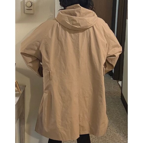 Lands End trench coat + vest - Picture 3 of 5